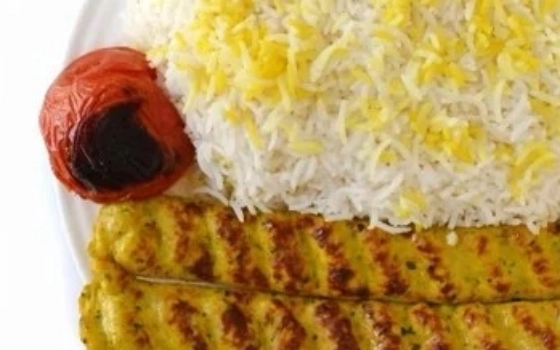 چلو کوبیده مرغ دلپذیر