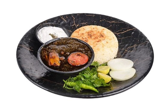 چلو قرمه سبزی