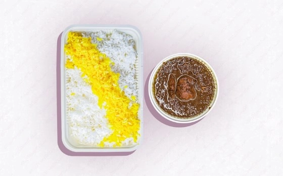 چلو خورشت فسنجان اکونومی