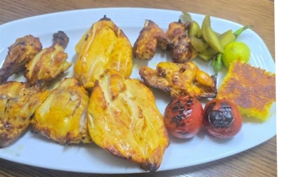 خوراک جوجه کباب با استخوان