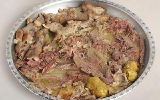 دست کامل کله پاچه