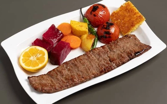 خوراک کباب برگ ممتاز