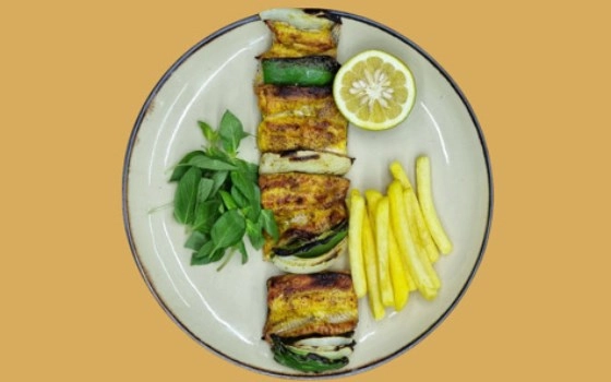 خوراک ماهی قزل آلا کبابی
