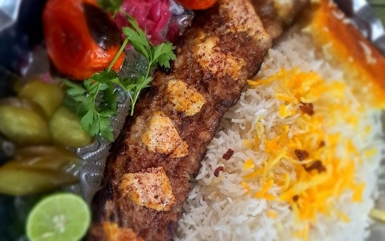 چلو کباب نگینی