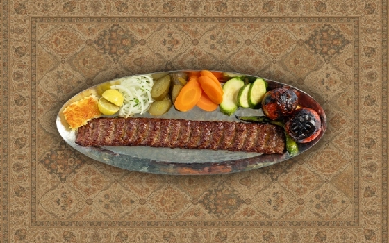 خوراک کباب لقمه