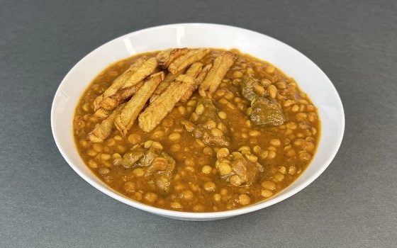 خورشت قیمه سیب زمینی