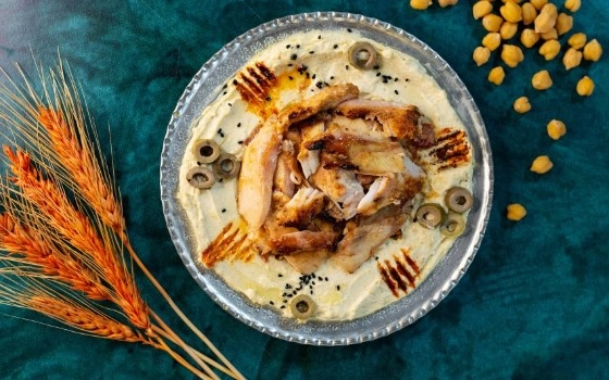 گاص حمص مرغ تندوری