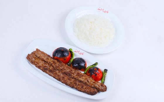 چلو کباب کوبیده مخصوص
