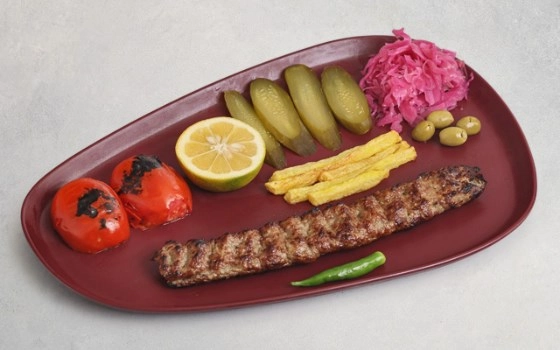 خوراک کباب 150گرمی تک سیخ
