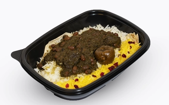 چلو خورش قرمه سنتی