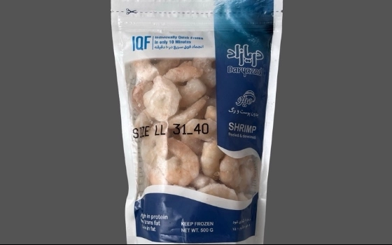 میگو منجمد دریازاد 500گرم