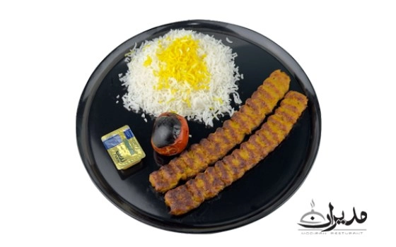 چلوکباب کوبیده مرغ اقتصادی