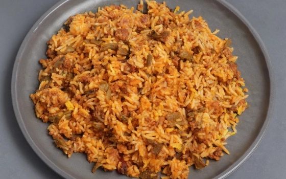 *چهارشنبه: لوبیا پلو با گوشت اقتصادی