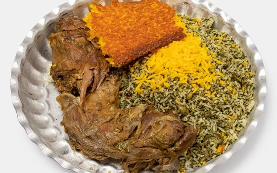 باقالی پلو گردن گوسفندی