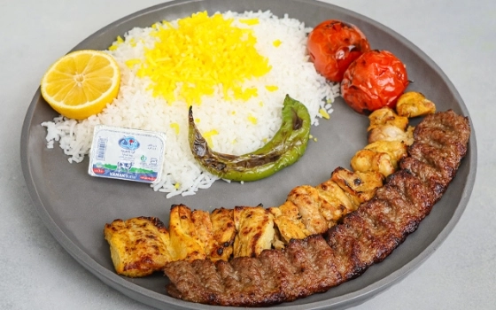 چلو کباب وزیری ران مخصوص