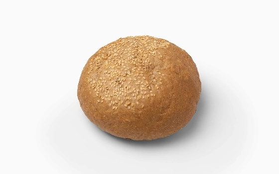 نان برگر جو بسته دو عددی