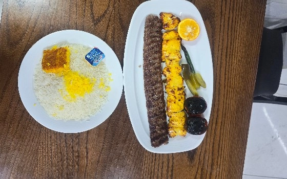 چلو کباب وزیری مخصوص سینه