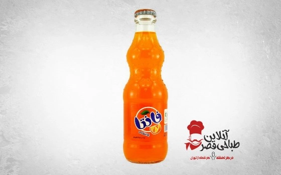 نوشابه شیشه نارنجی