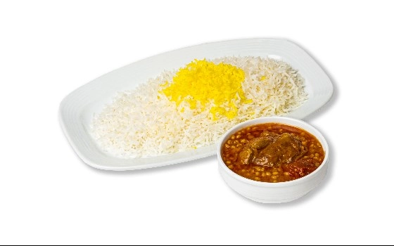 چلو قیمه بادمجان