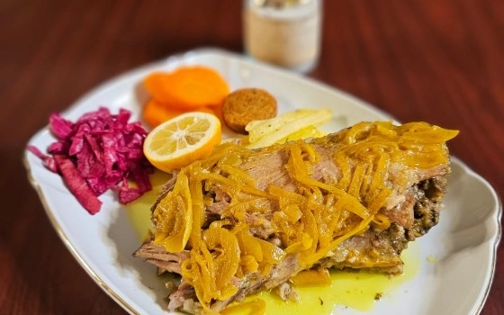 باقالی پلو با گردن