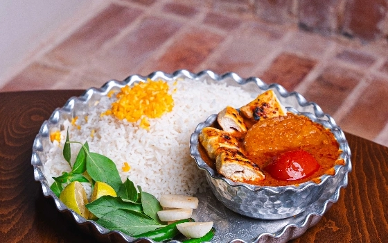 چلو جوجه بادمجان