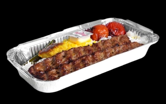 چلوکوبیده دو سیخ مخصوص
