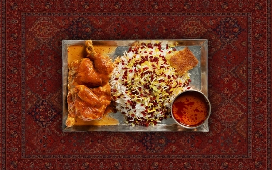 زرشک پلو مرغ ویژه
