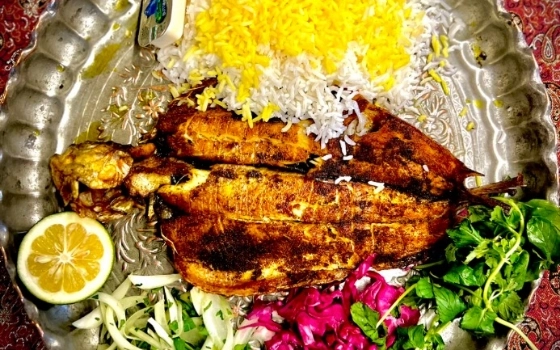 چلو ماهی قزل آلا- 500 گرمی