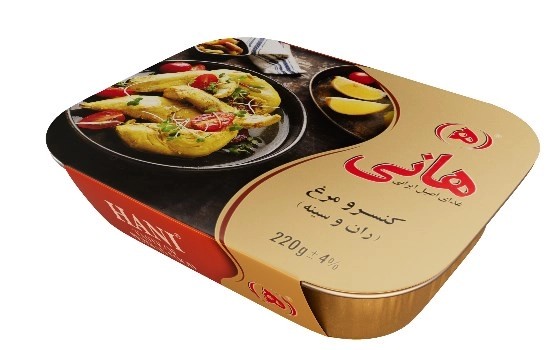 خوراک فیله مرغ آماده 220 گرم