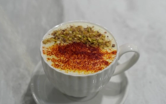 شیر پسته زعفران