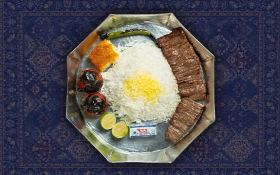 چلو کباب برگ گوسفندی