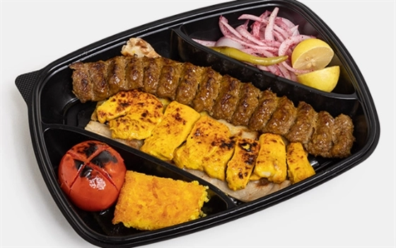 خوراک کباب کوبیده نگینی