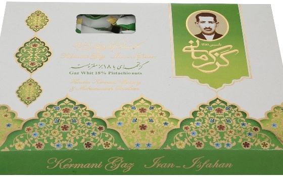 گز لقمه 18%پسته کرمانی