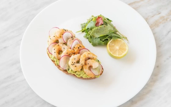 Avocado Shrimp Toast