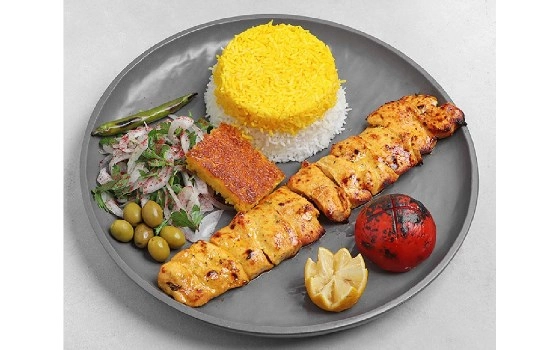 چلو جوجه کباب ران