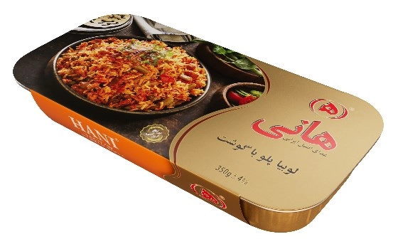 لوبیا پلو با گوشت 350گرم