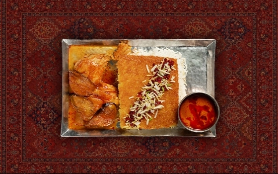ته چین مرغ ران