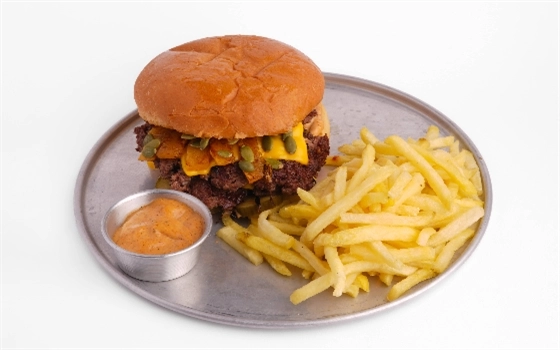 Pumpkin smash Burger