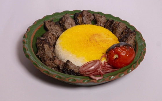 چلو دنده کباب گوساله
