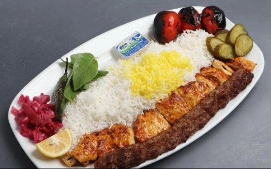 چلو کباب وزیری معمولی