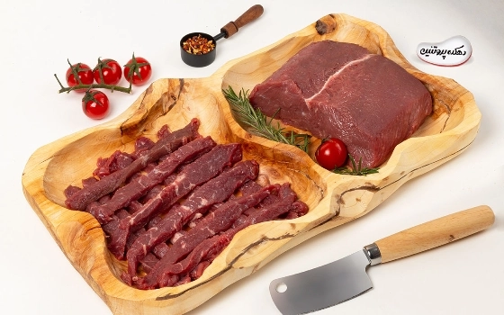 راسته گوساله بیف استراگانف