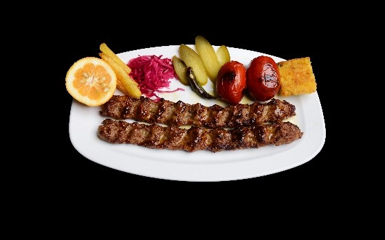 خوراک کوبیده دو سیخ