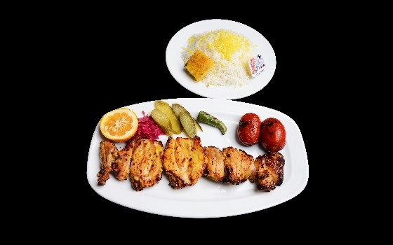 چلو جوجه کباب با استخوان
