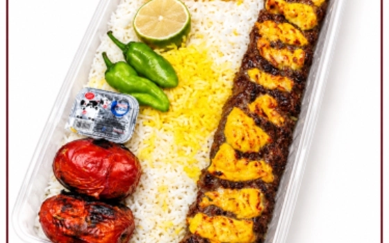 چلو کباب لقمه نگینی