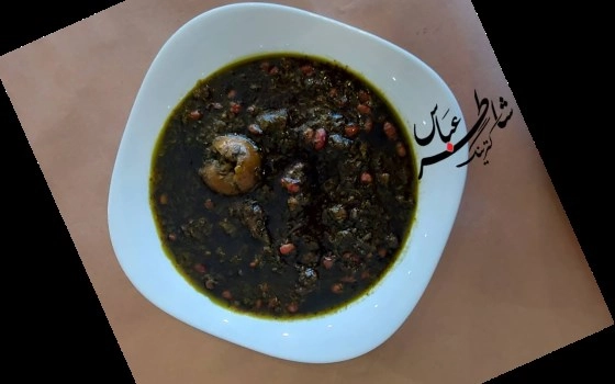 خورشت قرمه سبزی ( بدون برنج )
