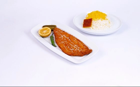 چلوماهی قزل آلا سرخ شده