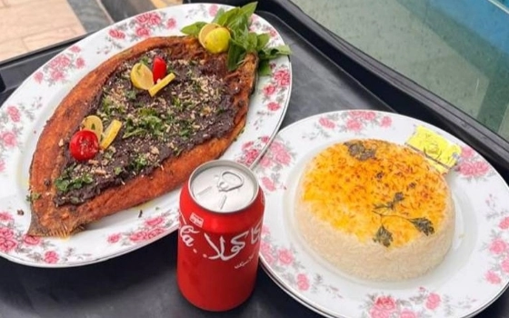 ماهی قزل الا(سرخ شده)