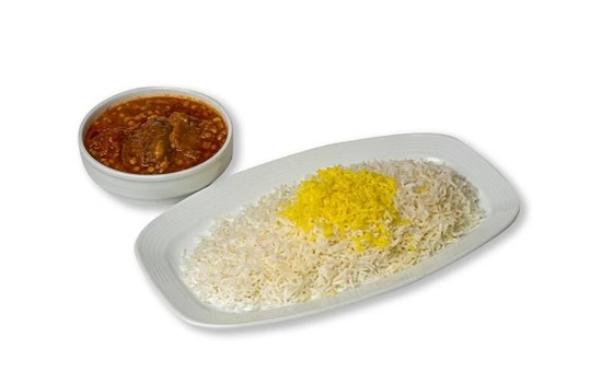 چلو قیمه بادمجان