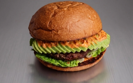 برگر اووکادو چیپوتله | AVOCADO CHIPOTLE BURGER
