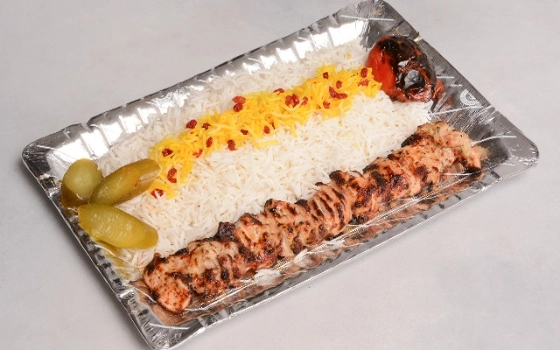 چلو جوجه ران ماستی250(برنج خارجی)